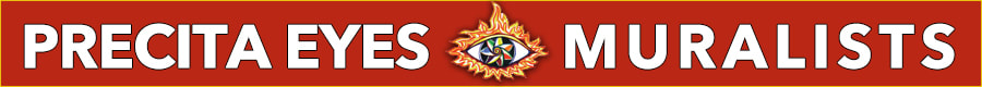 Precita Eyes Muralists Logo